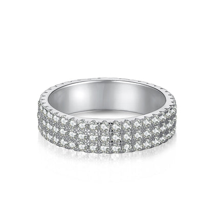 [ElanLuxe Jewelry]Dainty Round Cut Tennis Ring