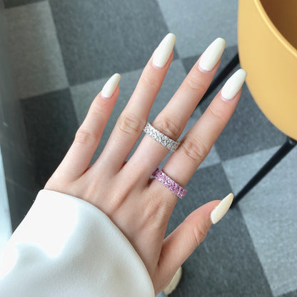 [ElanLuxe Jewelry]Sparkling Full Heart Ring