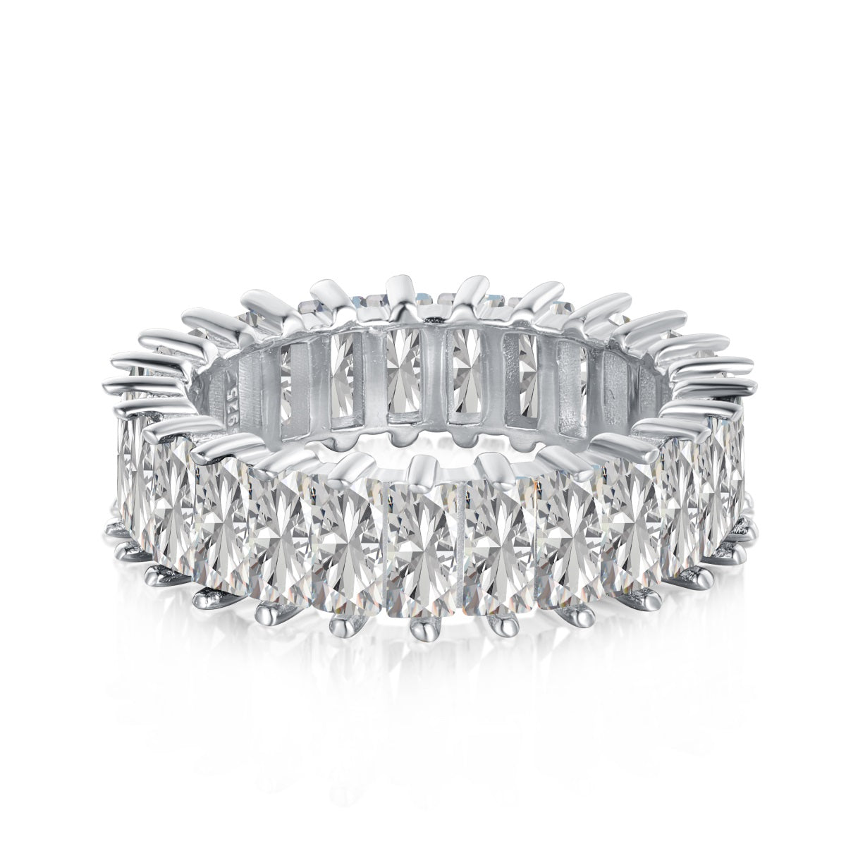 [ElanLuxe Jewelry]Unique Colorful Radiant Cut RIng