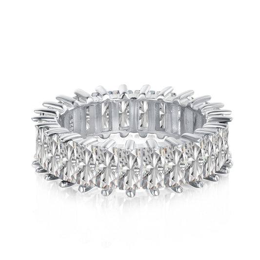[ElanLuxe Jewelry]Unique Colorful Radiant Cut RIng