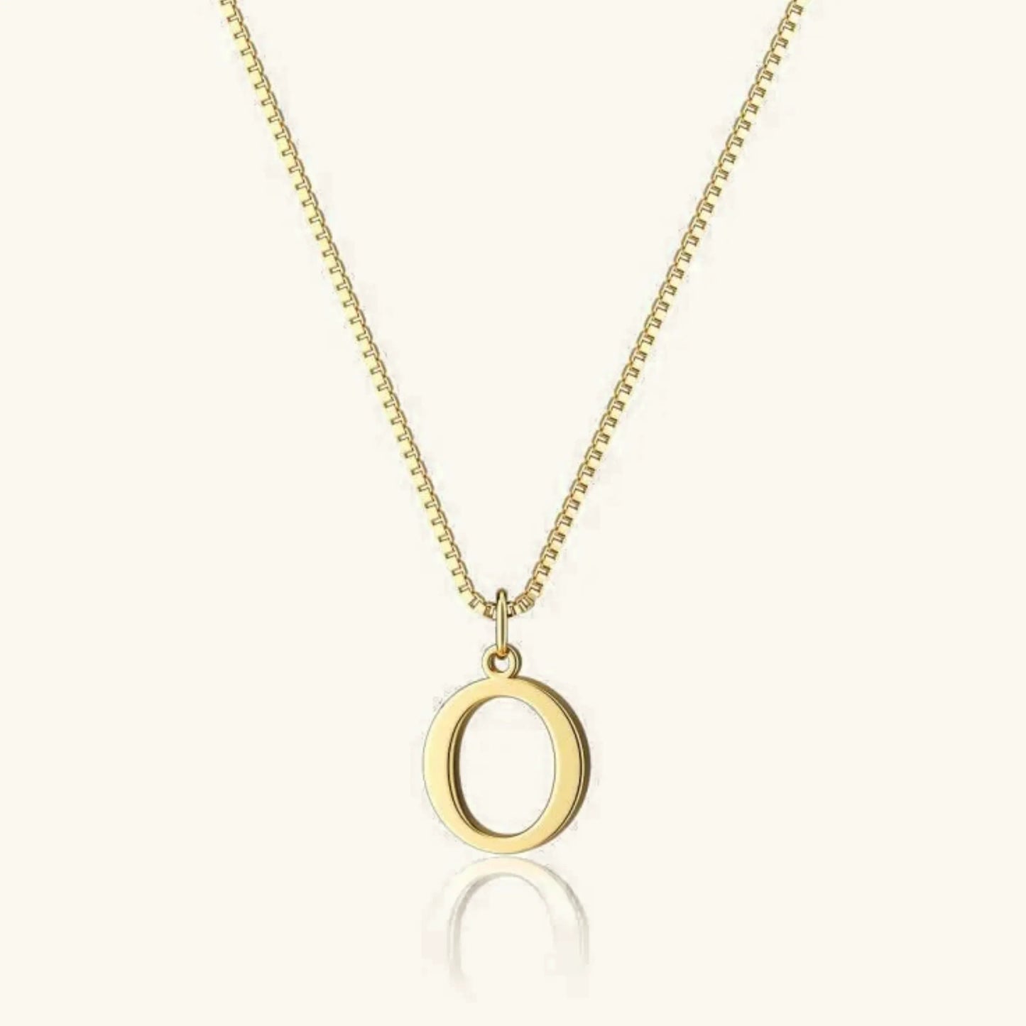 [ElanLuxe]Therese Letter Initial Gold Necklace