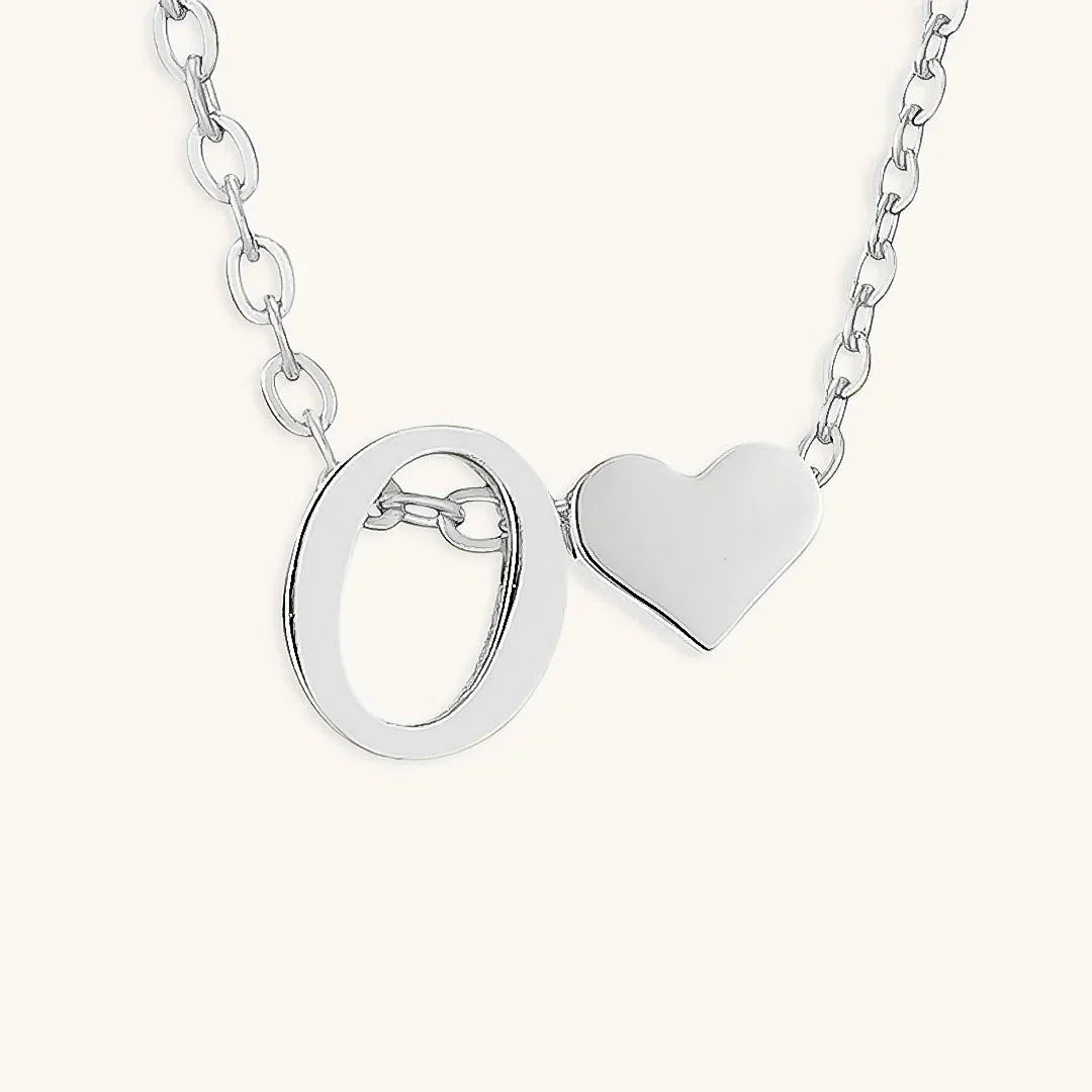 [ElanLuxe]Ria Initial Letter Gold Necklace