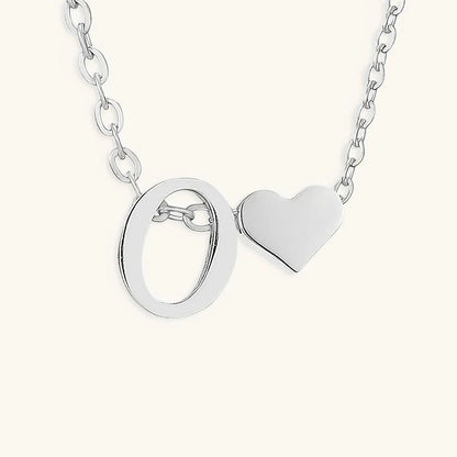 [ElanLuxe]Ria Initial Letter Gold Necklace