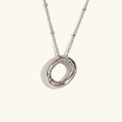 [ElanLuxe]Balloon Gold Initial Necklace
