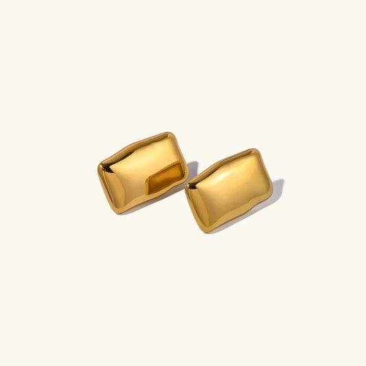 [ElanLuxe]Olive Gold Earrings