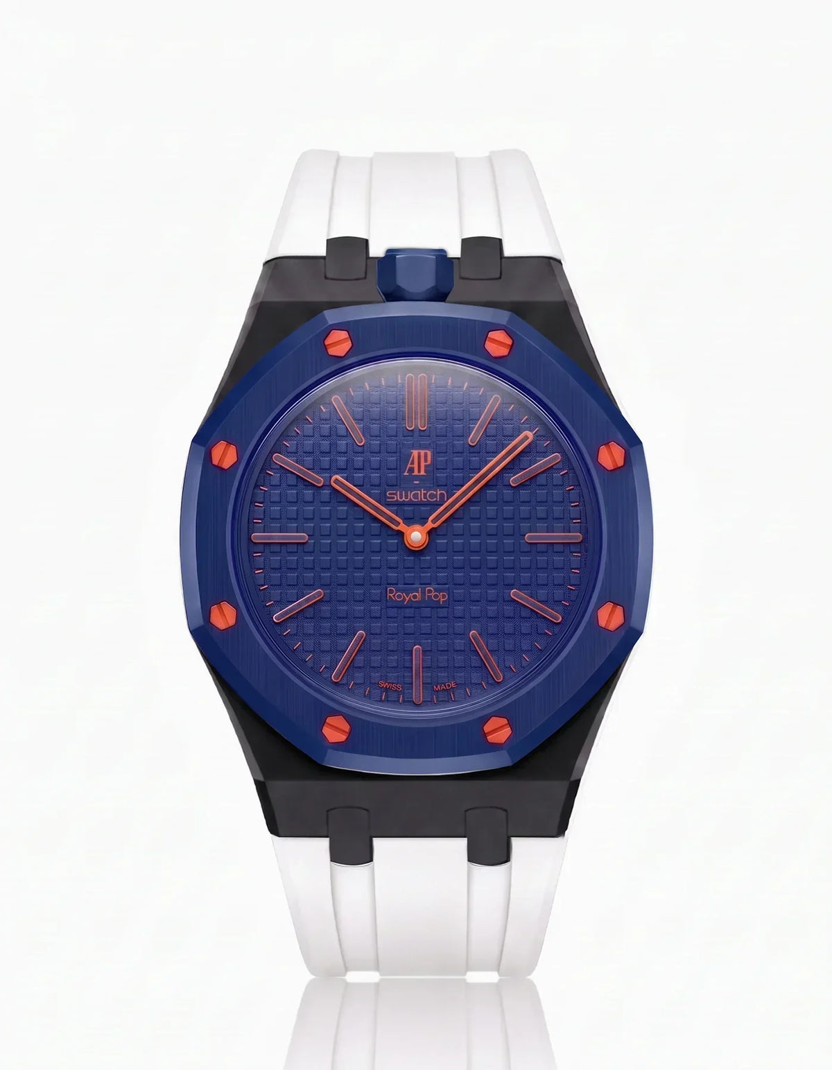 Silicone Strap & Case  Royal Pop Orenji Hachi(Customize  Colors)