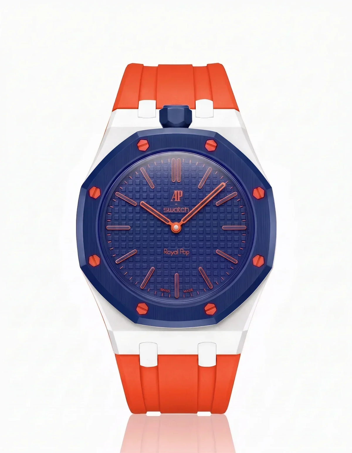 Silicone Strap & Case  Royal Pop Orenji Hachi(Customize  Colors)
