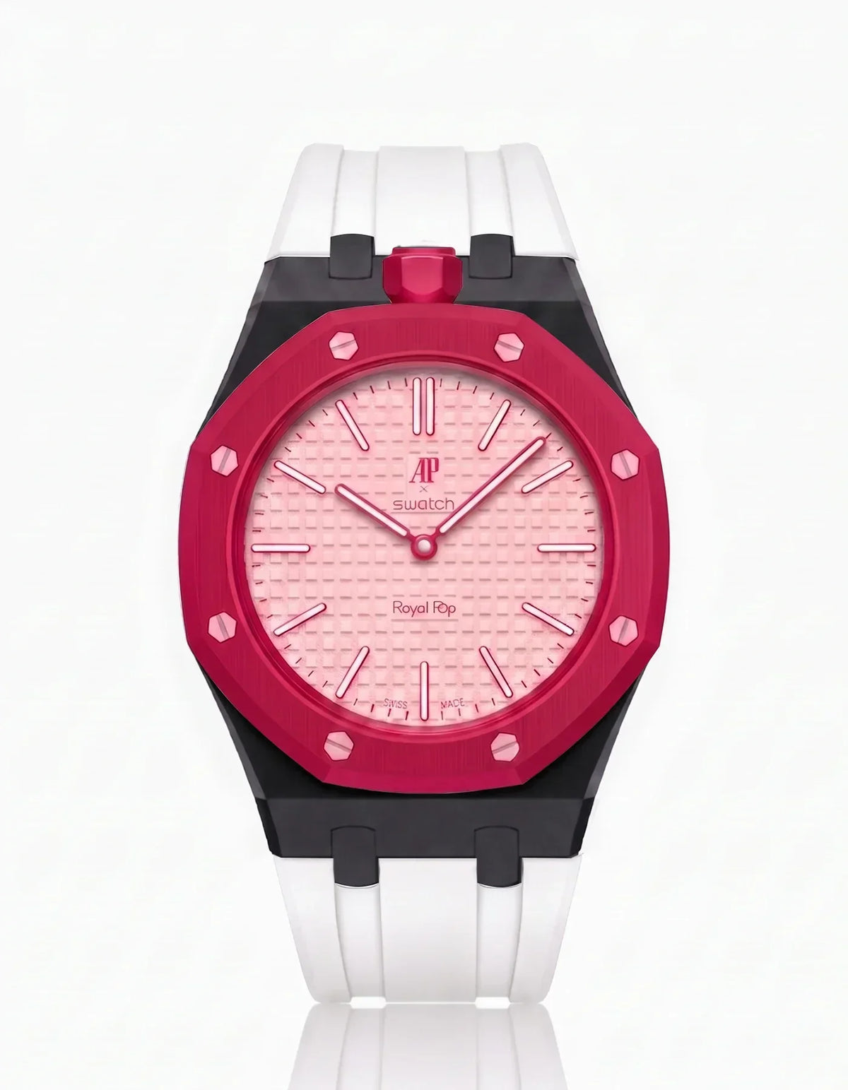 Silicone Strap &  Case  Royal Pop Otto Rosso(Customize  Colors)