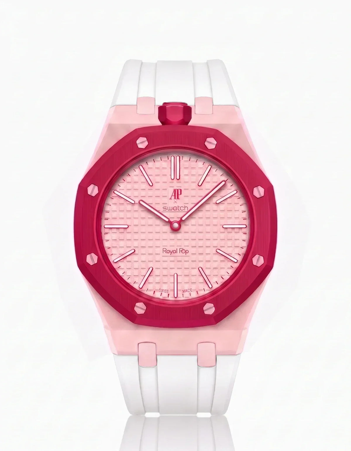 Silicone Strap &  Case  Royal Pop Otto Rosso(Customize  Colors)