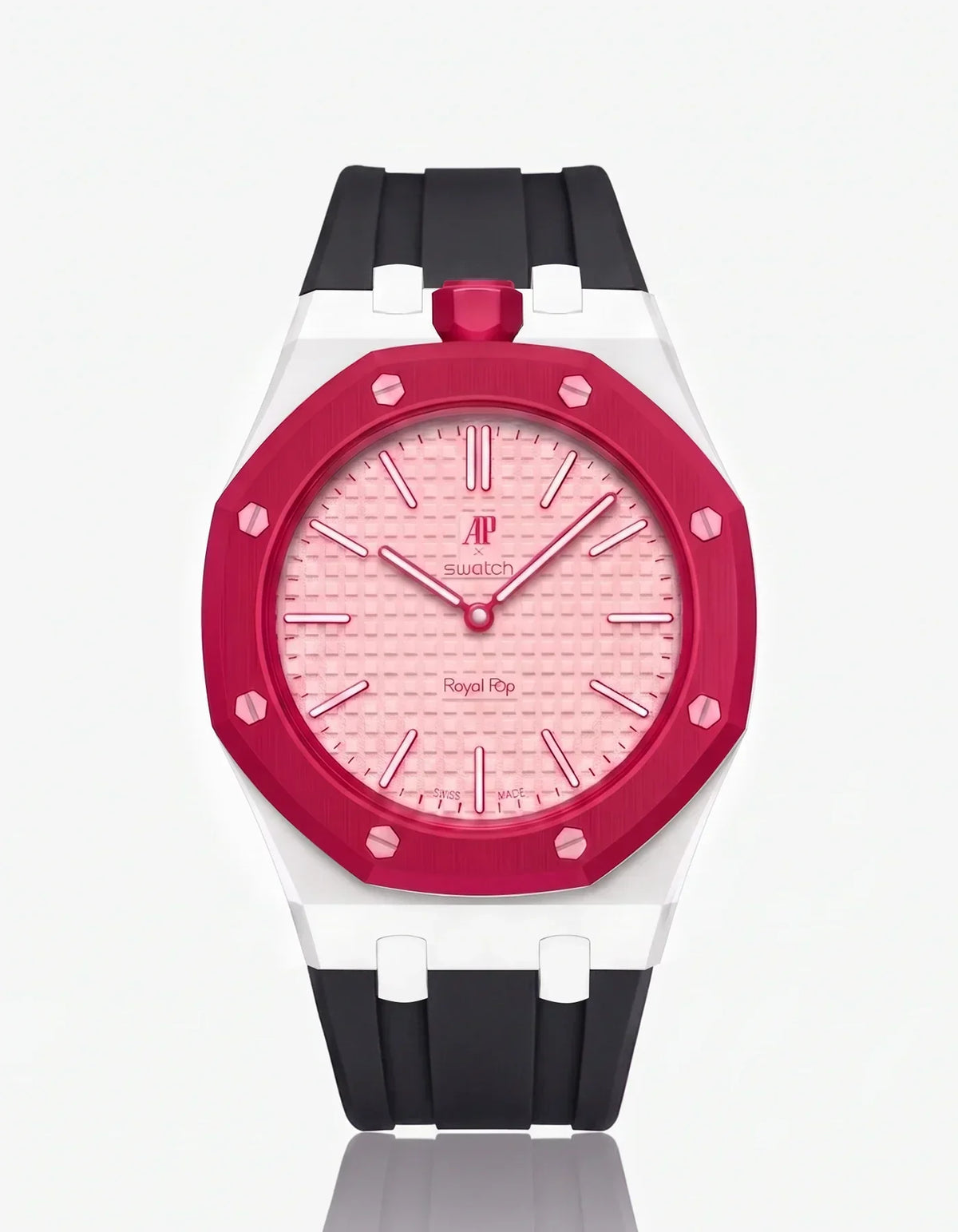 Silicone Strap &  Case  Royal Pop Otto Rosso(Customize  Colors)