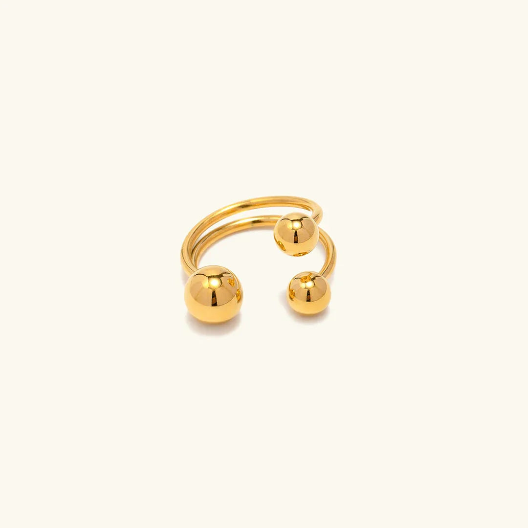 [ElanLuxe]Pluto's Orbit Gold Ring