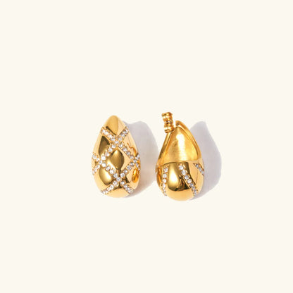 [ElanLuxe]Linnea Gold Earrings