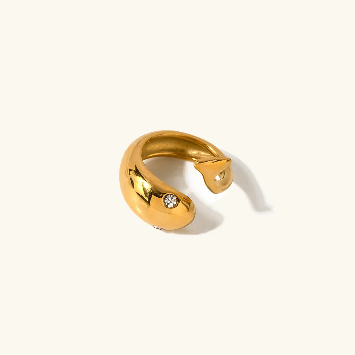 [ElanLuxe]Etta Gold Serpent Ring