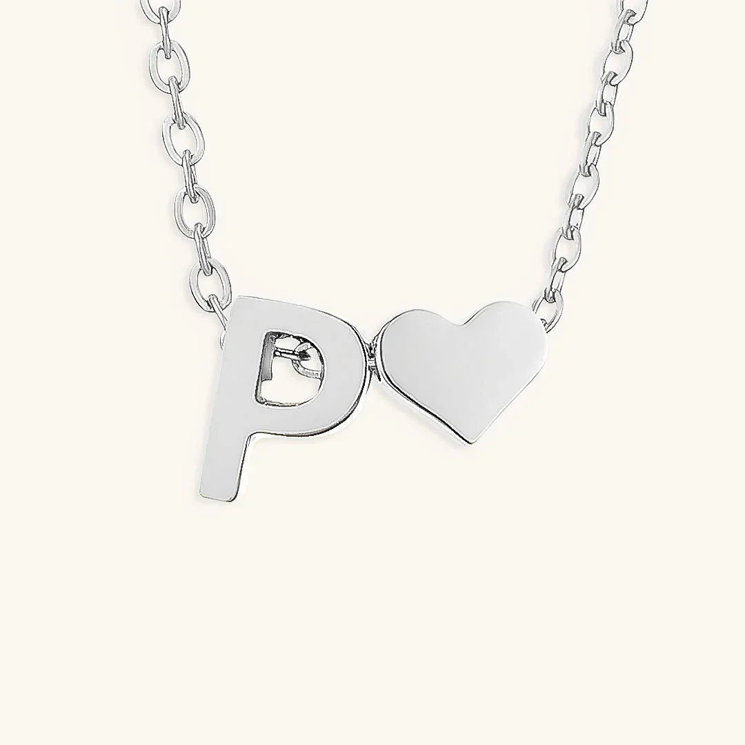 [ElanLuxe]Ria Initial Letter Gold Necklace