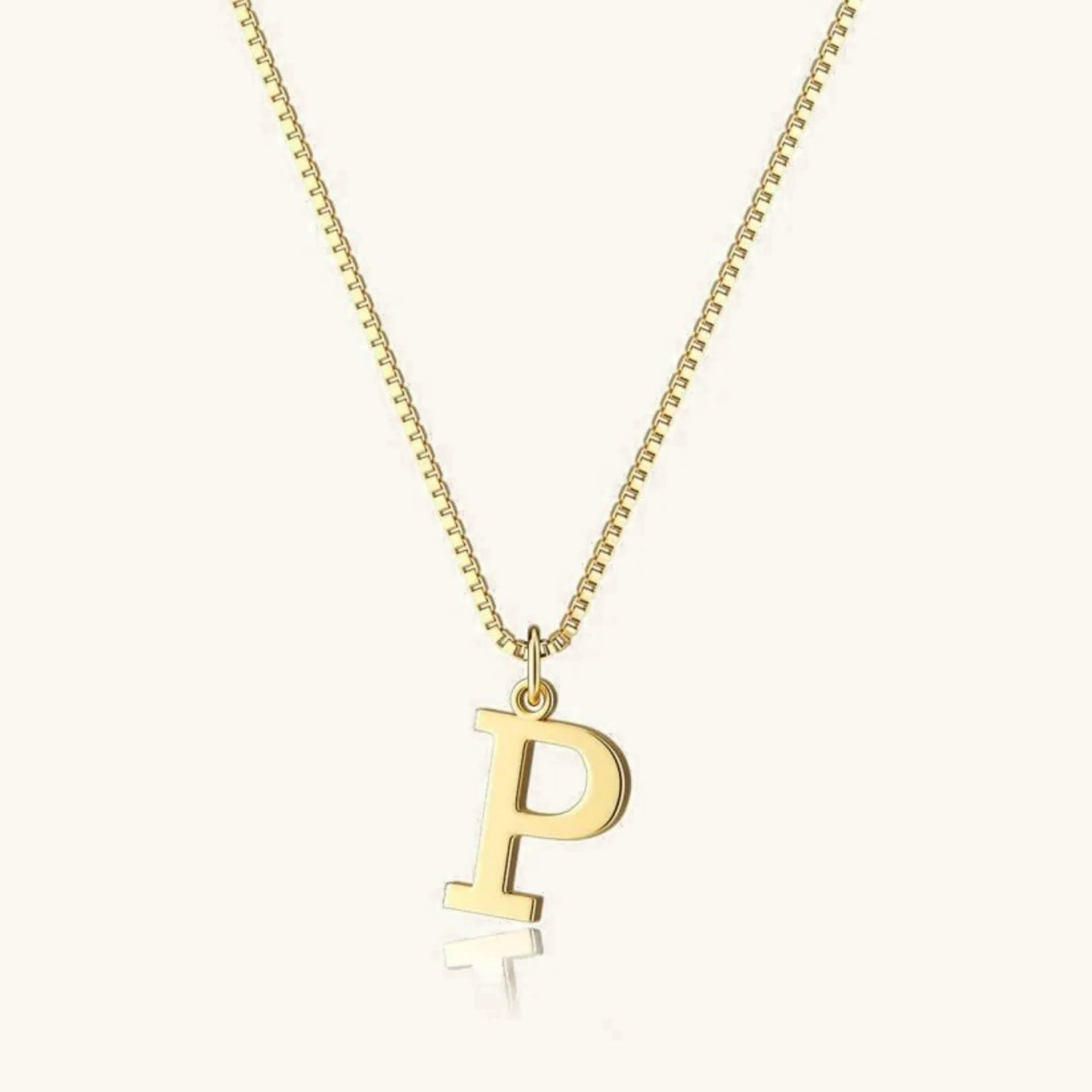 [ElanLuxe]Therese Letter Initial Gold Necklace