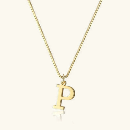 [ElanLuxe]Therese Letter Initial Gold Necklace
