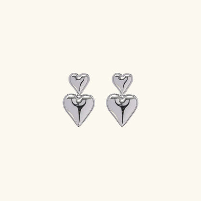 [ElanLuxe]Zofia Gold Heart Earrings