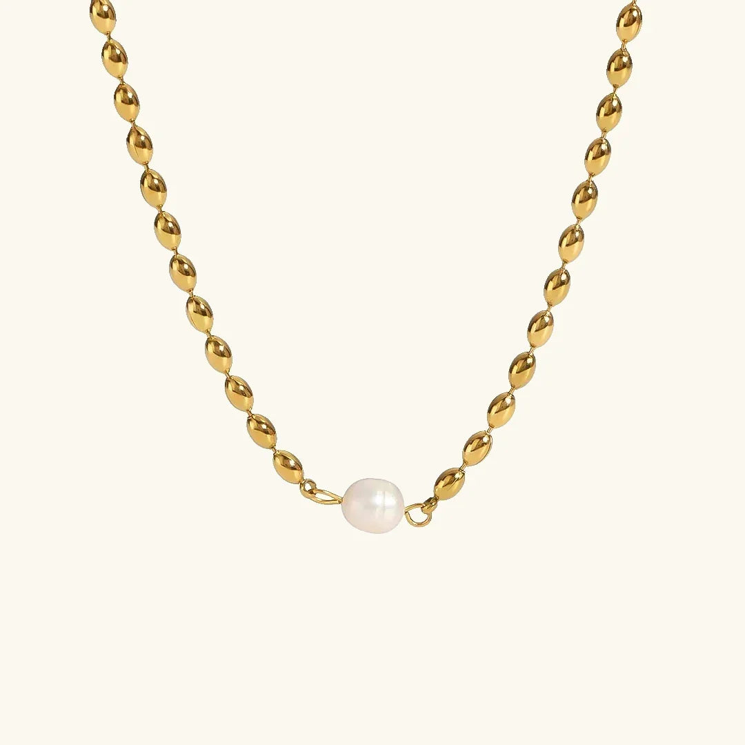 [ElanLuxe]Neptune Freshwater Pearl Necklace