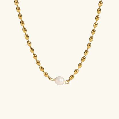 [ElanLuxe]Neptune Freshwater Pearl Necklace
