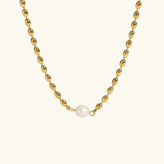 [ElanLuxe]Neptune Freshwater Pearl Necklace