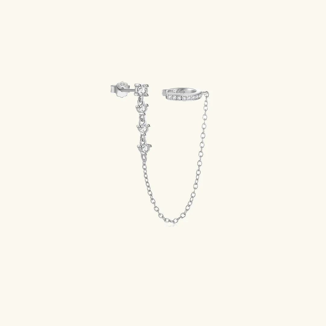 [ElanLuxe]Audra Chain Cuff Earring