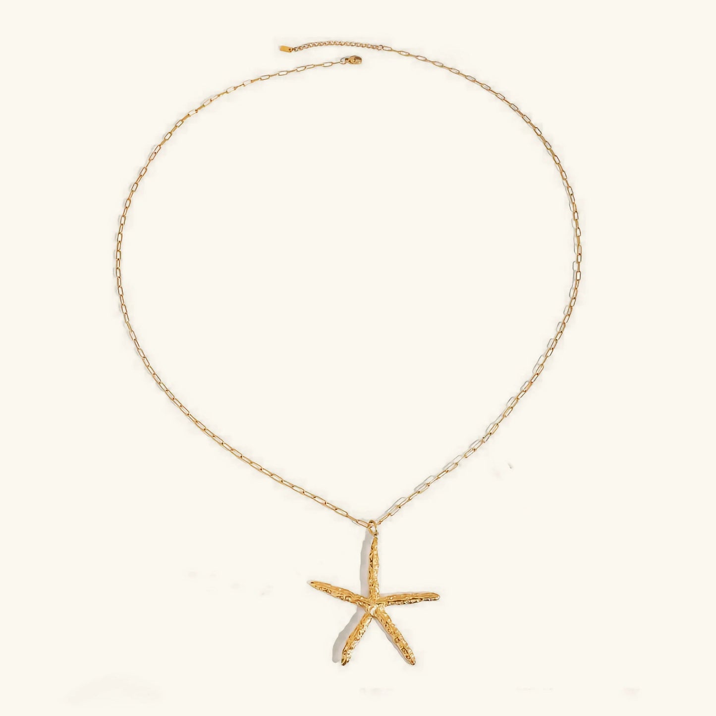 [ElanLuxe]Claudia Gold Starfish Necklace