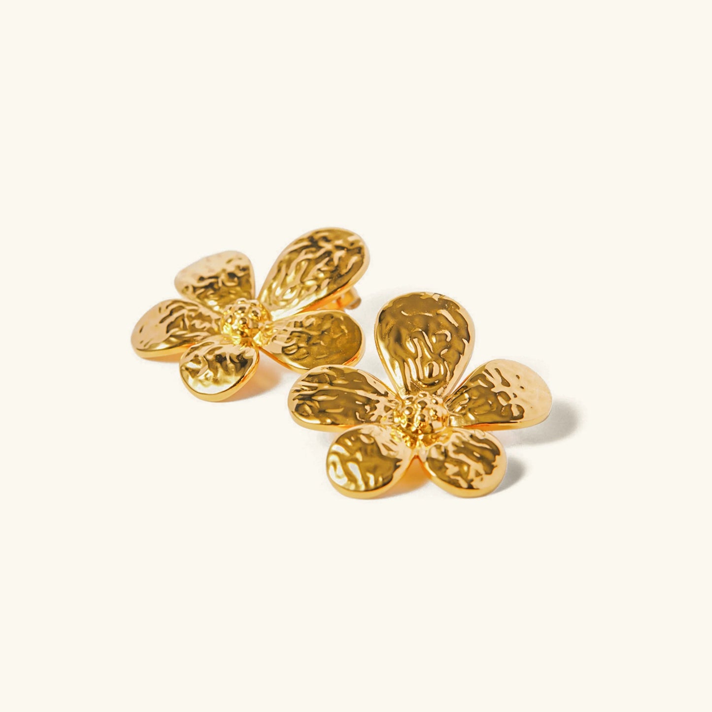 [ElanLuxe]Daisy Gold Earrings