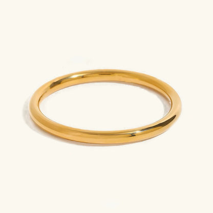 [ElanLuxe]Lina Smooth Gold Bangle