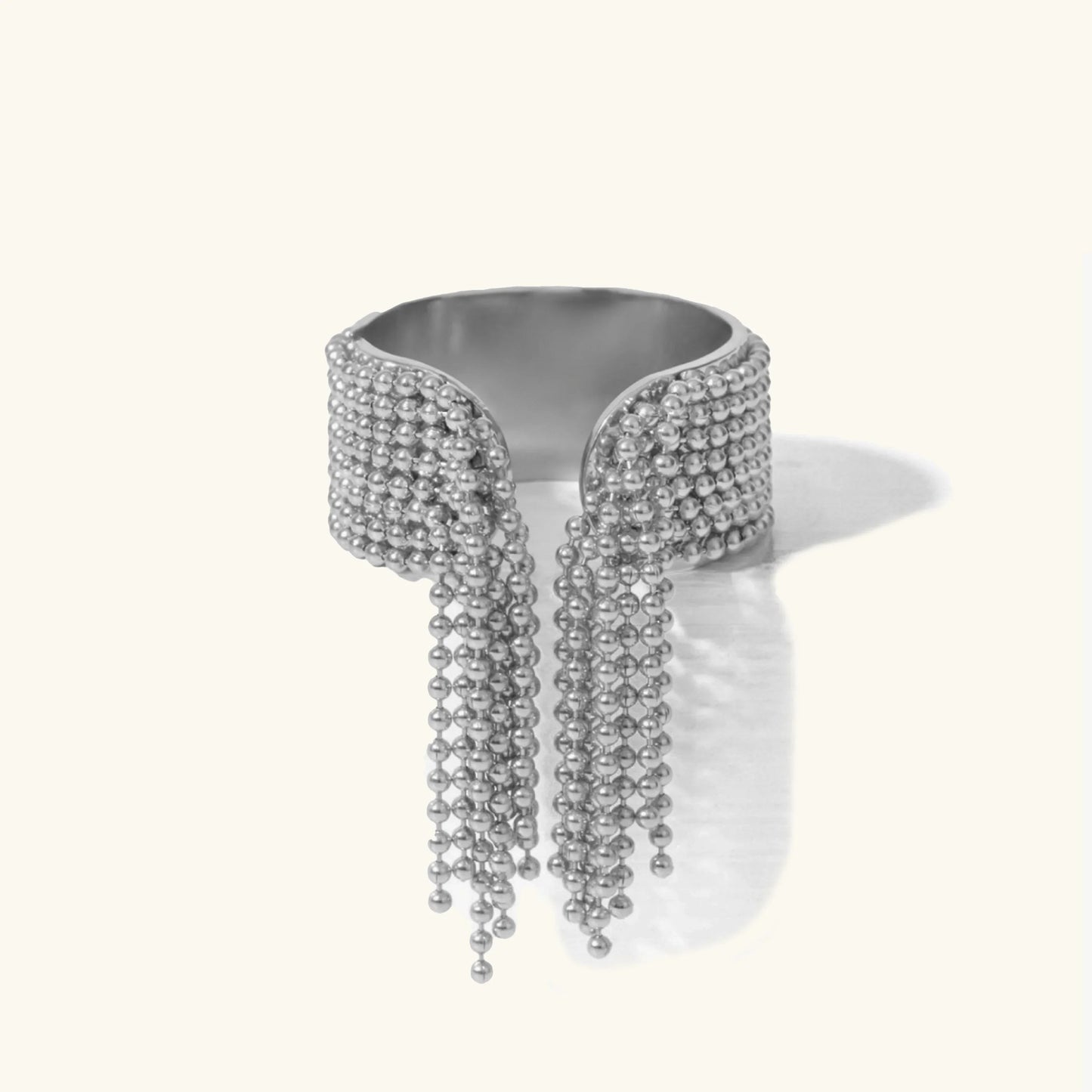 [ElanLuxe]Krystelle Gold Tassel Ring