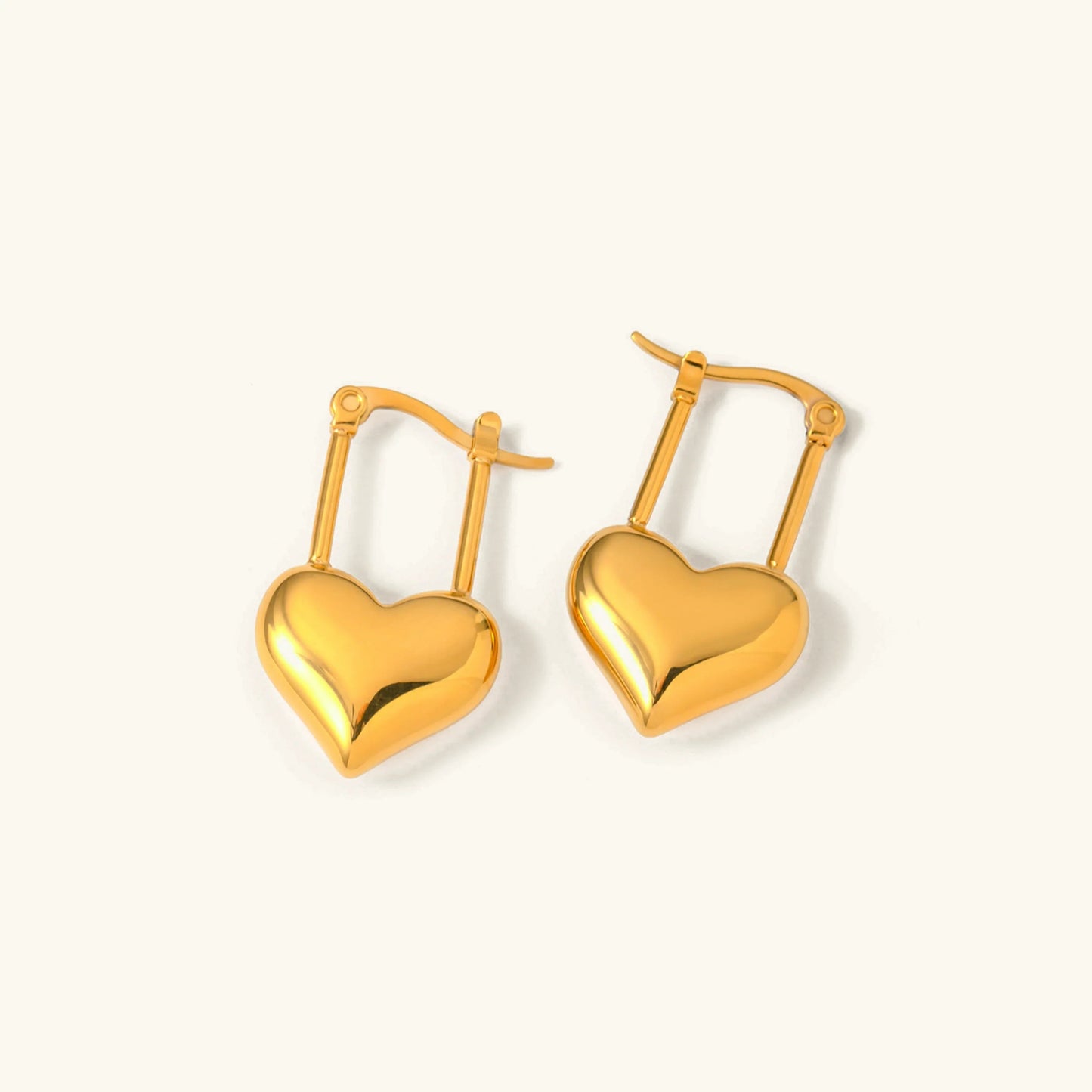 [ElanLuxe]Jessamine Heart Earrings