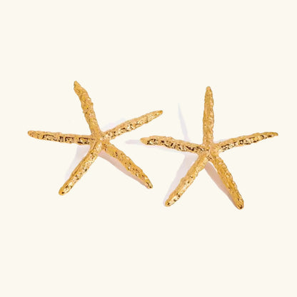 [ElanLuxe]Claudia Gold Starfish Earrings