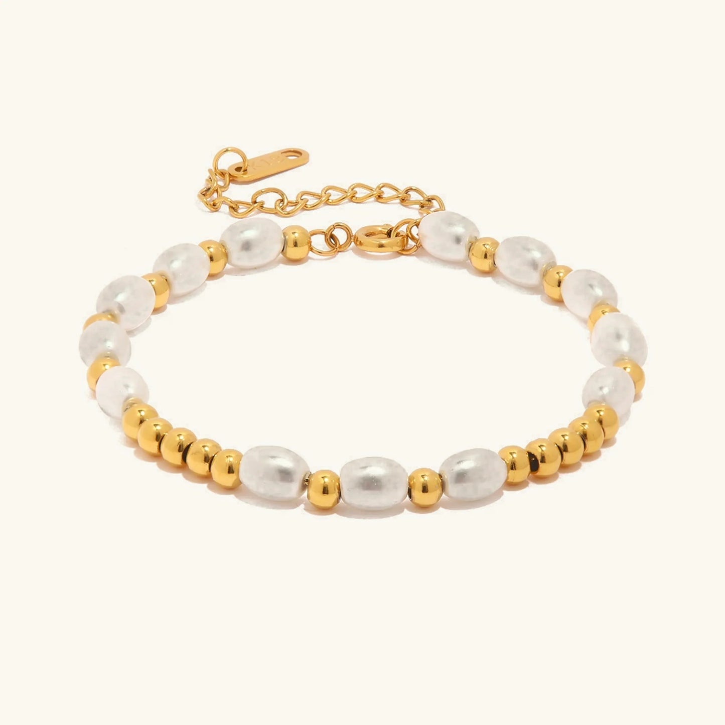 [ElanLuxe]Wynn Freshwater Pearl Bracelet