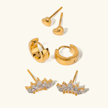 [ElanLuxe]Lyanna Diamond Earring Bundle