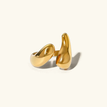 [ElanLuxe]Abstract Gold Ring