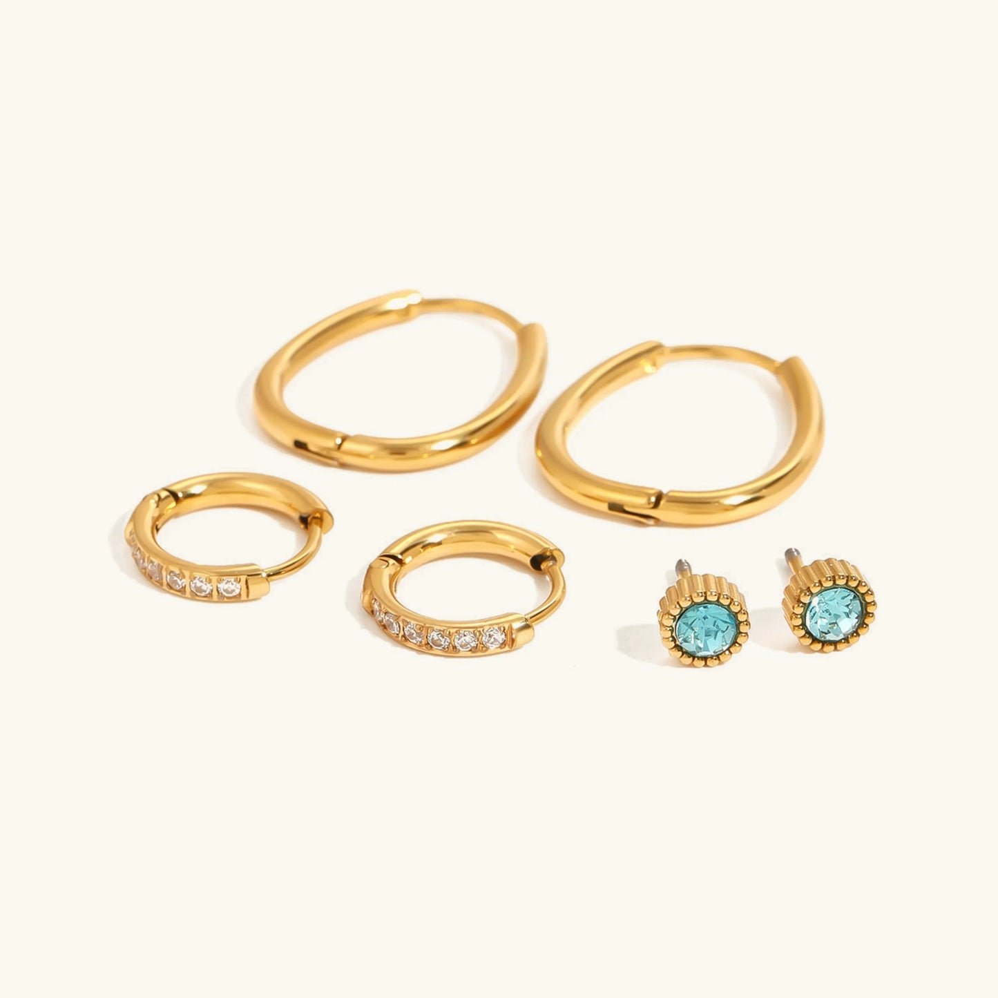 [ElanLuxe]Kylie Diamond Earring Bundle