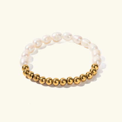 [ElanLuxe]Margaux Freshwater Pearl Bracelet