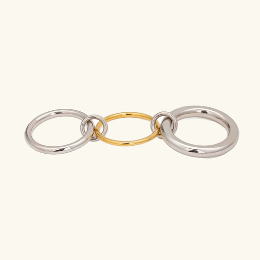 [ElanLuxe]Canaria Stacked Ring