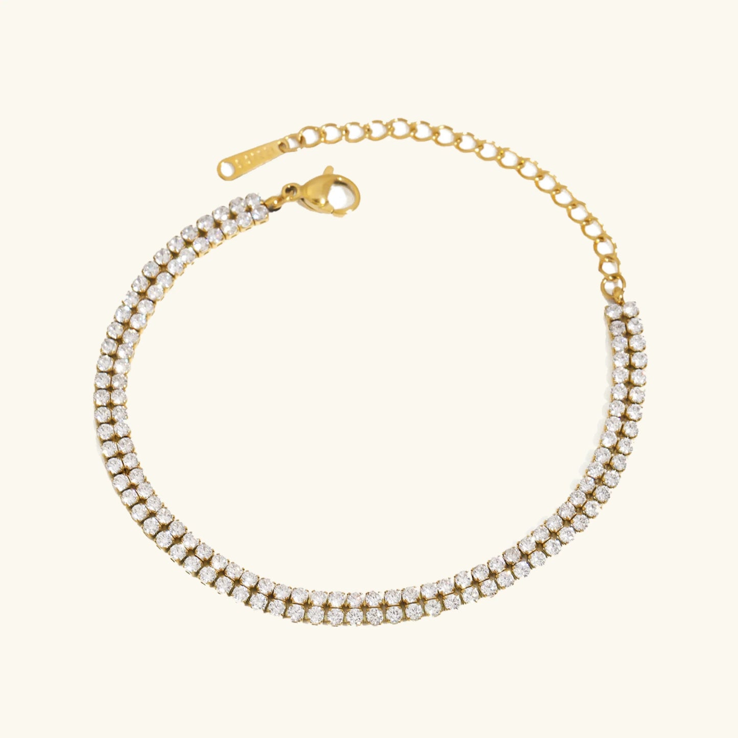 [ElanLuxe]Florabelle Double Tennis Bracelet