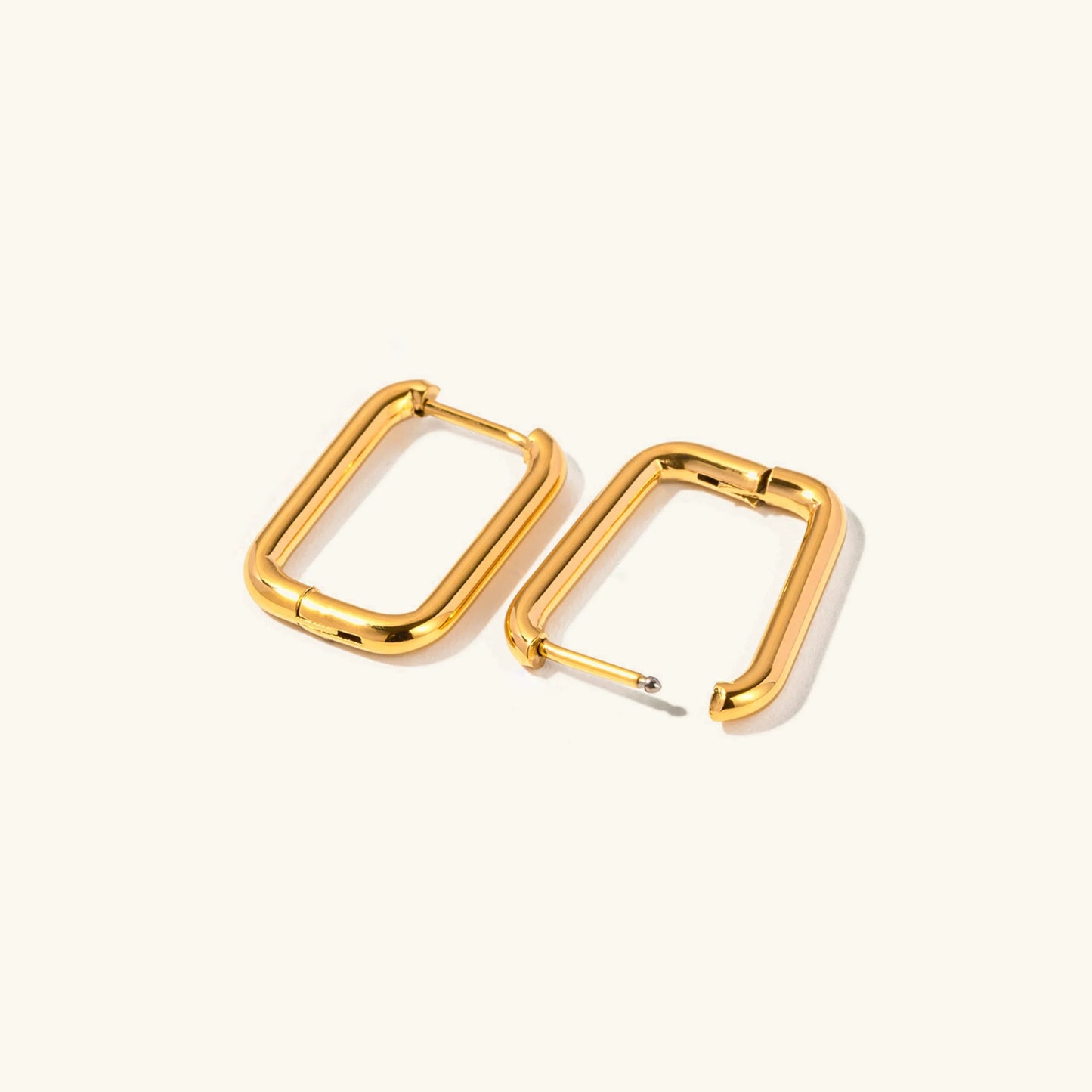 [ElanLuxe]Ambrielle Gold U Hoops