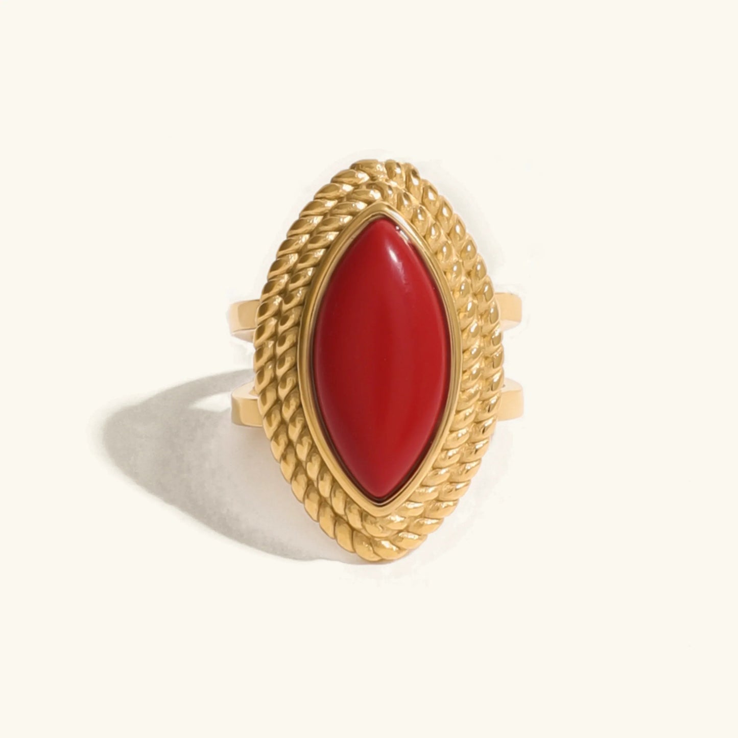 [ElanLuxe]Heidi Marquise Gold Ring