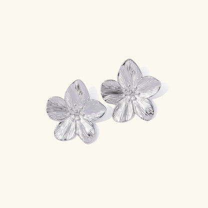 [ElanLuxe]Allysa Flower Gold Earrings