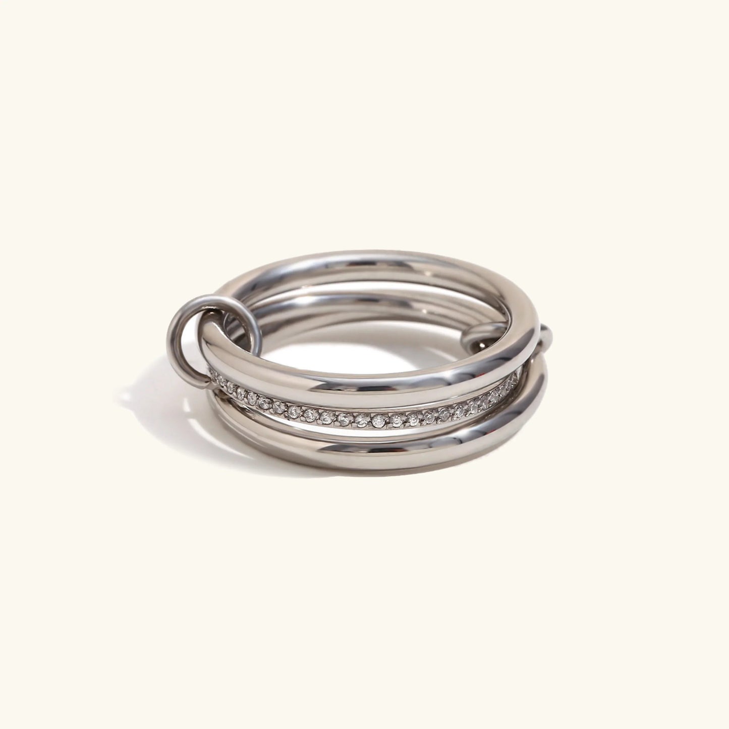 [ElanLuxe]Evadne Diamond Ring Stack
