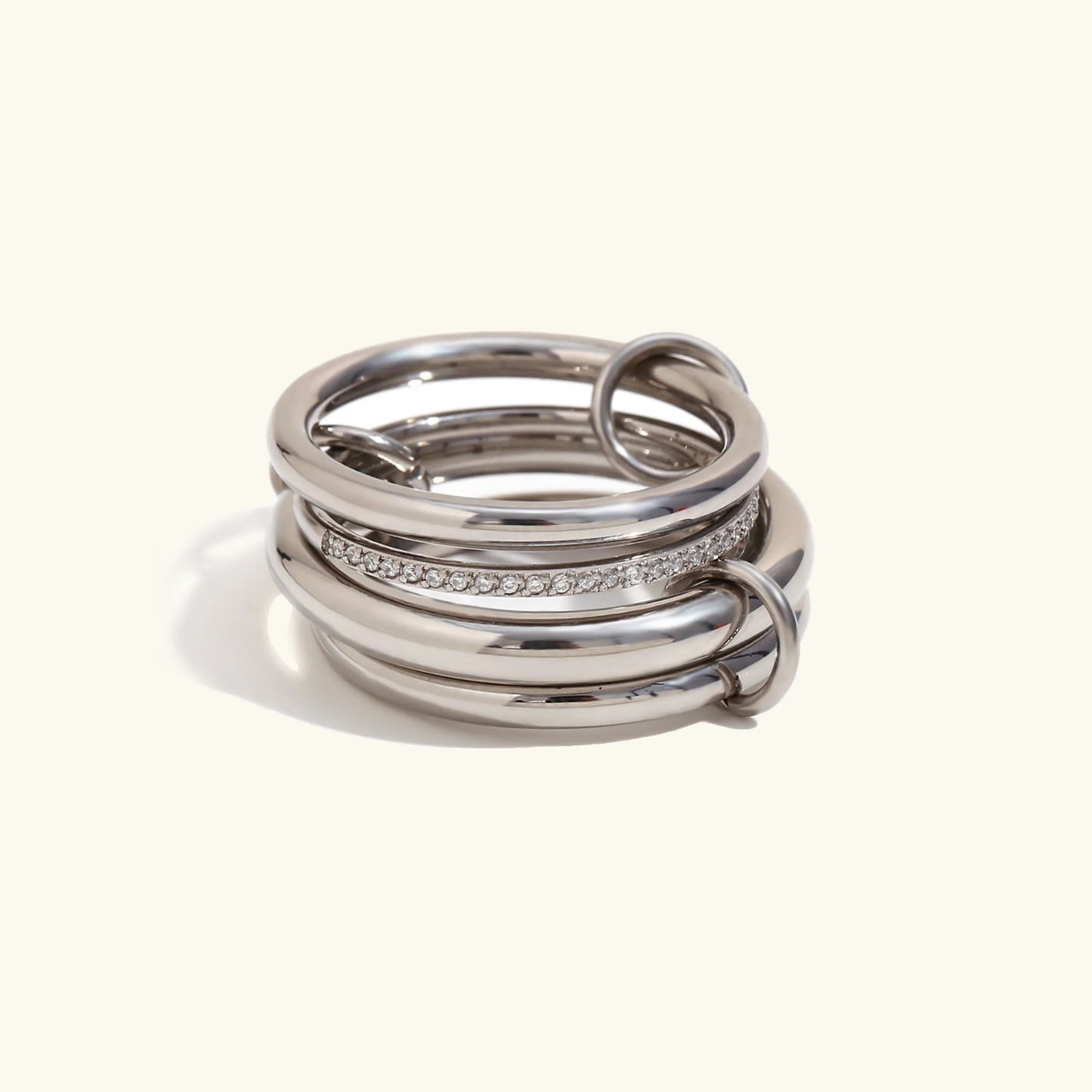[ElanLuxe]Emmanuelle Diamond Ring Stack
