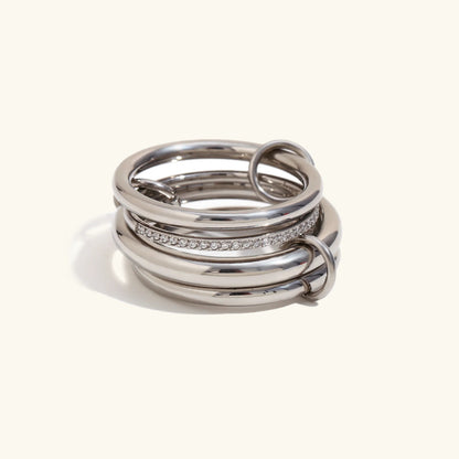 [ElanLuxe]Emmanuelle Diamond Ring Stack