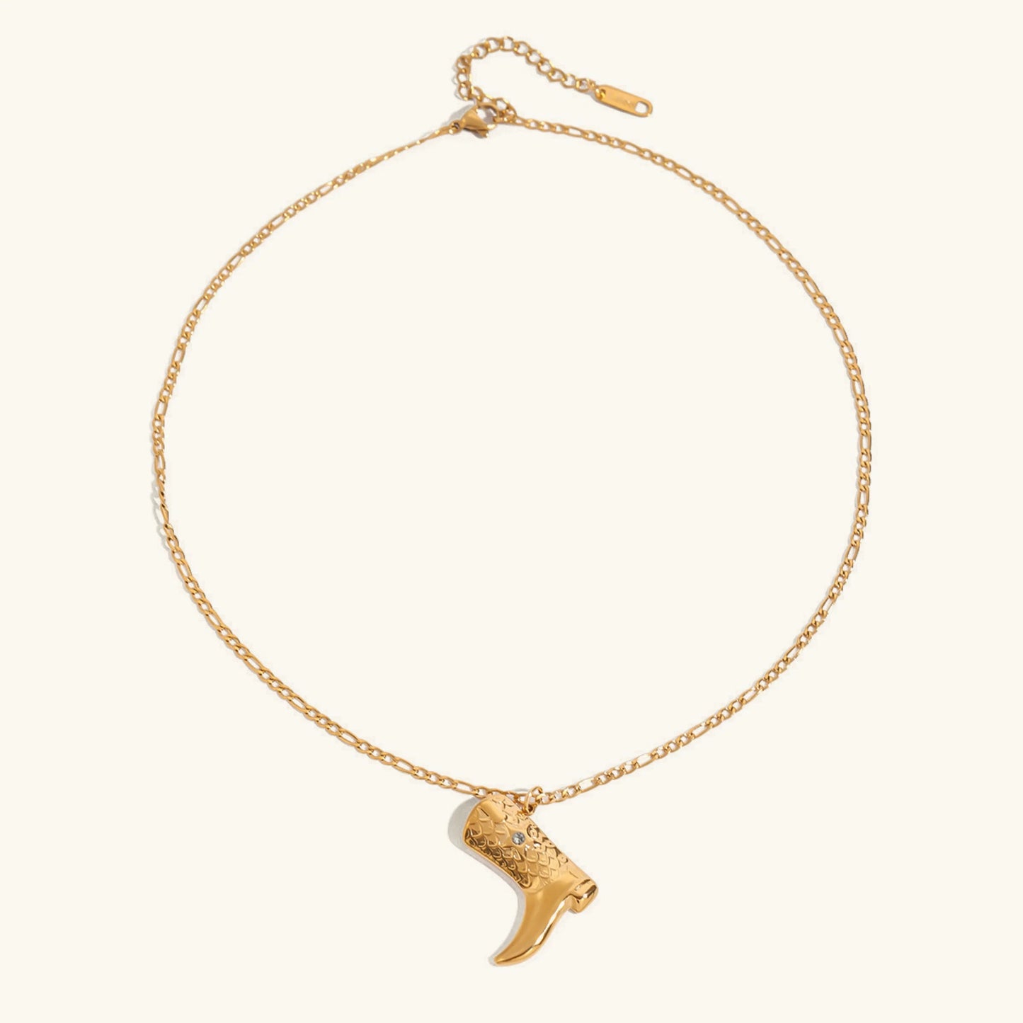 [ElanLuxe]Makayla Gold Boot Pendant