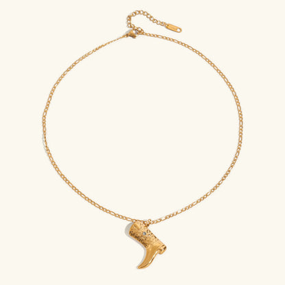 [ElanLuxe]Makayla Gold Boot Pendant