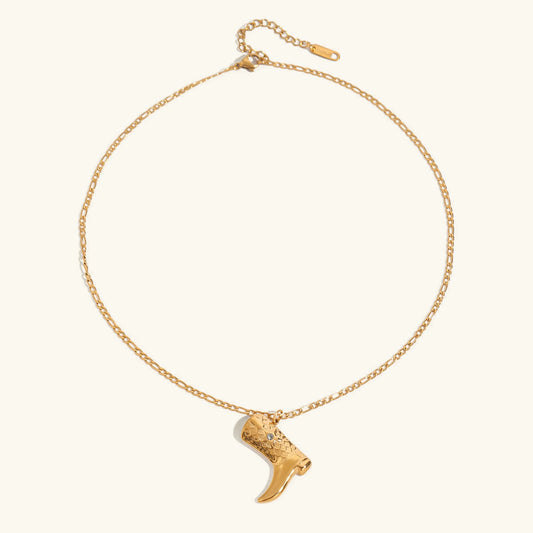 [ElanLuxe]Makayla Gold Boot Pendant