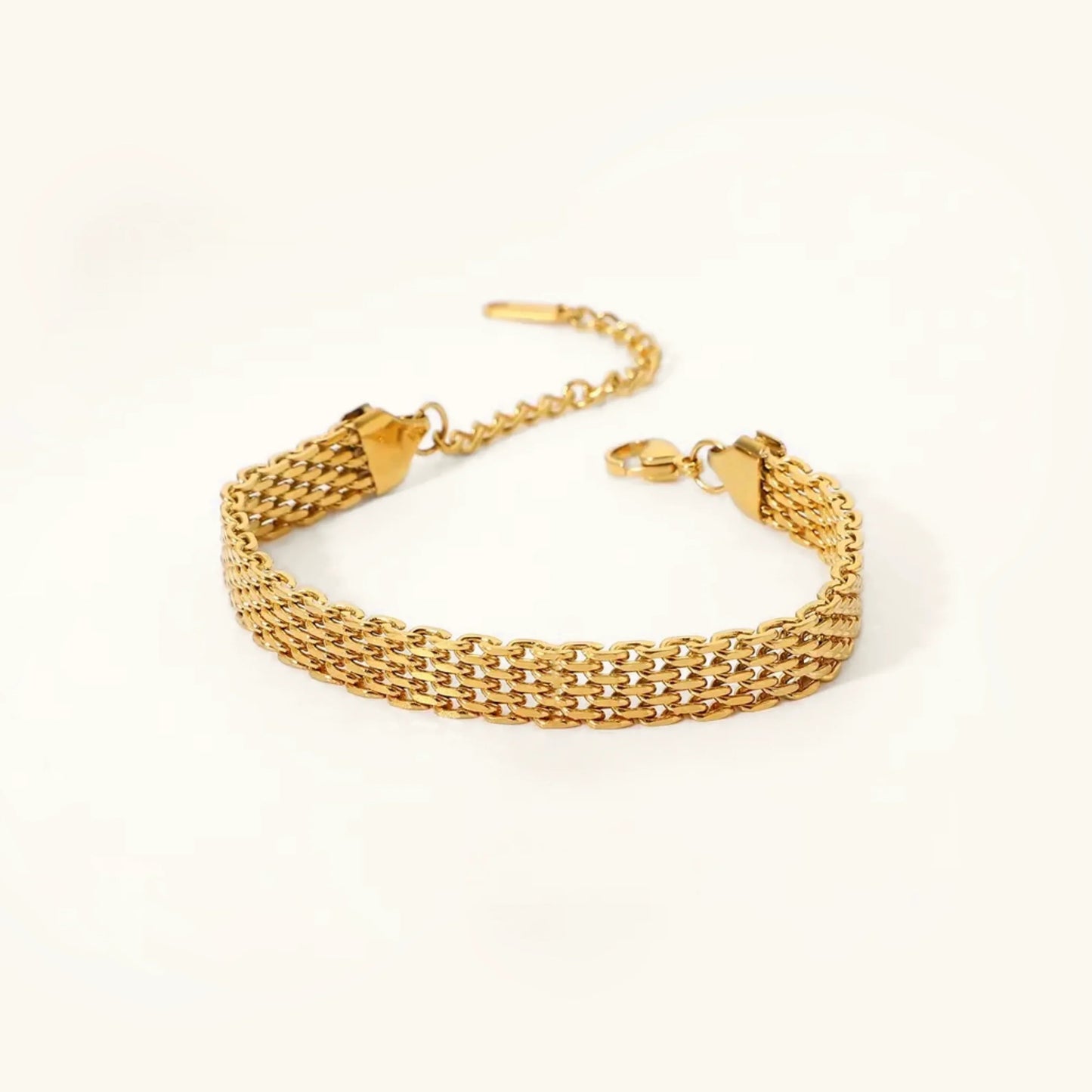 [ElanLuxe]Imara Gold Chain Bracelet