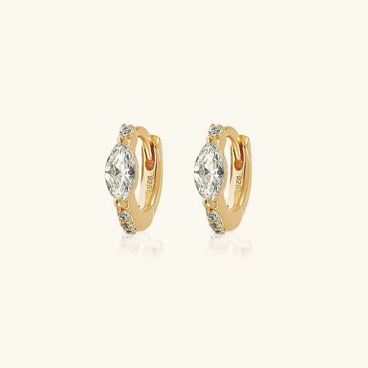 [ElanLuxe]Mariah Mini Diamond Hoops