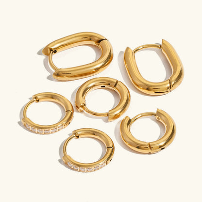 [ElanLuxe]Florielle Staple Hoops Bundle